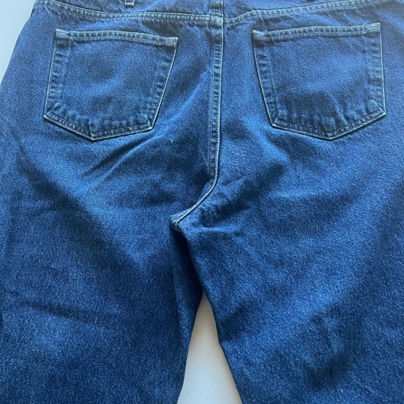 EUC Old Navy Jeans Mens Size 42 X 30 Blue Straight Leg Pants Button Fly 🔥🔥 (C2) - Picture 5 of 6